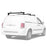 AA-Racks Universal Minivan Aluminum 50''/ 60''' Drilling Van Roof Rack with Load Stops - Black/ White (ADX32-50/60) - AA Products Inc