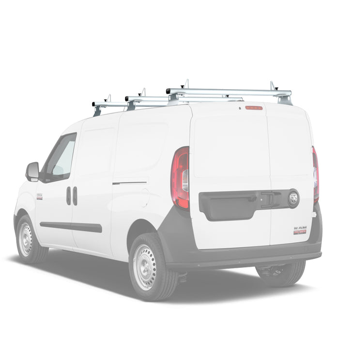 AA-Racks Aluminum Van Roof Ladder Rack with Load Stop Rooftop Cargo Carrier Rack (Fits:RAM ProMaster City 2015-On) (AX302-PR(CT)) - AA Products Inc