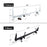 AA-Racks Heavy Duty Steel Nissan Van Roof Cross Bars for Nissan NV200 (X202-NV200) - AA Products Inc