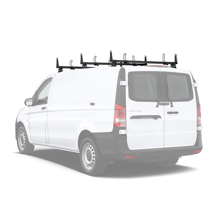 AA-Racks Steel Cargo Van Ladder Roof Racks for Mercedes-Benz Metris 2014-On (X202-ME) - AA Products Inc