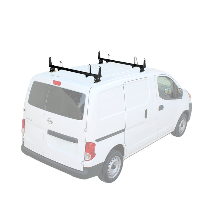 AA-Racks Heavy Duty Steel Nissan Van Roof Cross Bars for Nissan NV200 (X202-NV200) - AA Products Inc