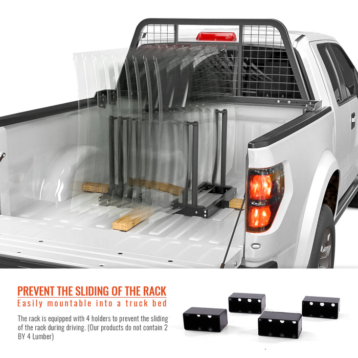 AA-Racks Windshield Rack with Quality Foam Pads Auto Glass Truck Cargo ...