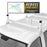 Aluminum 51" Ladder Rack Wind Deflector, Van Rack Accessory Model AX27 Series White (P-AX27-WD-L51-WHT) - AA Products Inc