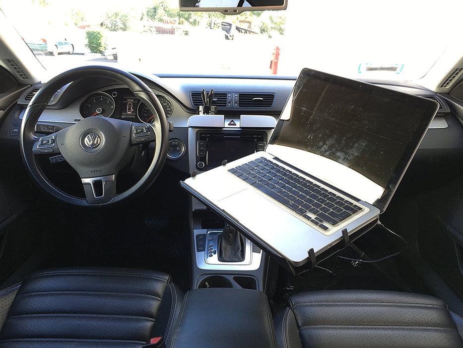 AA Products Adjustable Laptop Mount Stand with Cooling Pad for Automobile/Vehicle/Car/Truck (K002-BC) - AA Products Inc