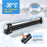 AA Products 33'' Aluminum Universal Ski Roof Rack Fits 6 Pairs Skis or 4 Snowboards, Ski Roof Carrier Fit Most Vehicles Equipped Cross Bars - AA Products Inc
