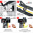 AA-Racks Universal 800 Lb 2 Bar Pick-up Truck Ladder Rack Utility Lumber Kayak Black/White (X35) - AA Products Inc
