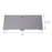 AA Products Door Kit For SH-4603(32" W * 46" H) Shelf Unit Shelf Accessories Grey (P-SH-4603DK) - AA Products Inc