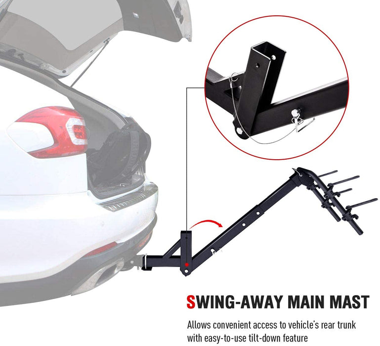 Aaa Ribbon Rack Bike Racks AA Products 2 Bike Rack Platform Hitch Mount Rack Foldable Bicycle Rack ...