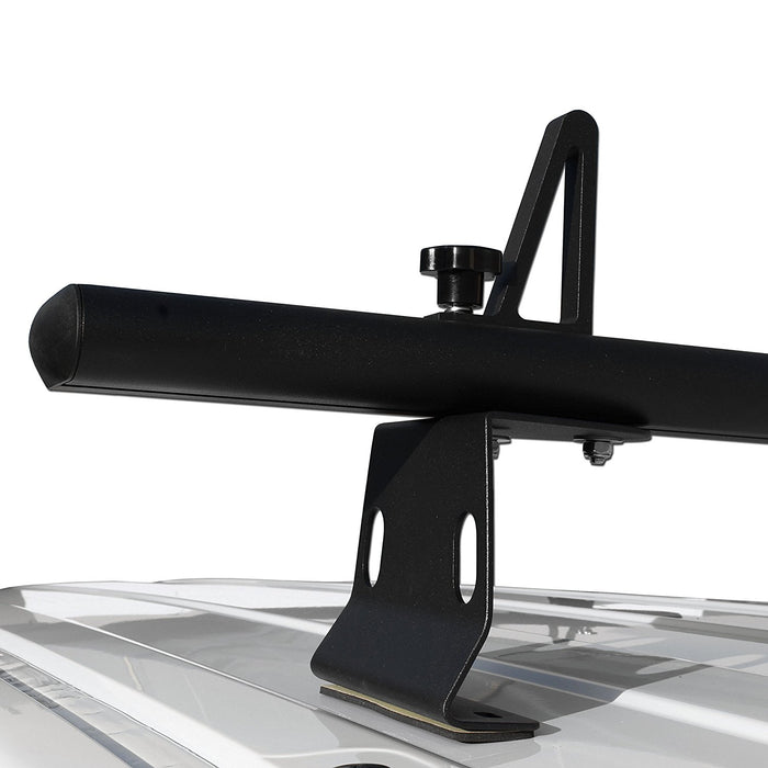 AA-Racks Universal Minivan Aluminum 50''/ 60''' Drilling Van Roof Rack with Load Stops - Black/ White (ADX32-50/60) - AA Products Inc