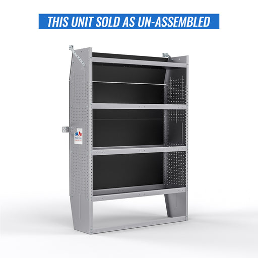 AA Products SH-6004 Steel Mid/ High Roof Van Shelving Storage System Fits Transit, NV, Promaster and Sprinter, Van Shelving Units, 42''W x 60''H x 13''D(SH-6004) - AA Products Inc