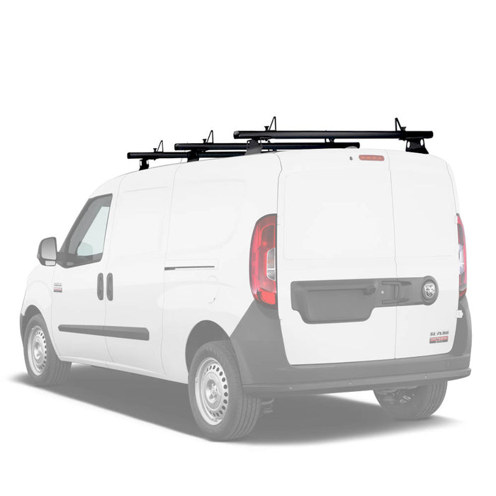 AA-Racks Aluminum Van Roof Ladder Rack with Load Stop Rooftop Cargo Carrier Rack (Fits:RAM ProMaster City 2015-On) (AX302-PR(CT)) - AA Products Inc