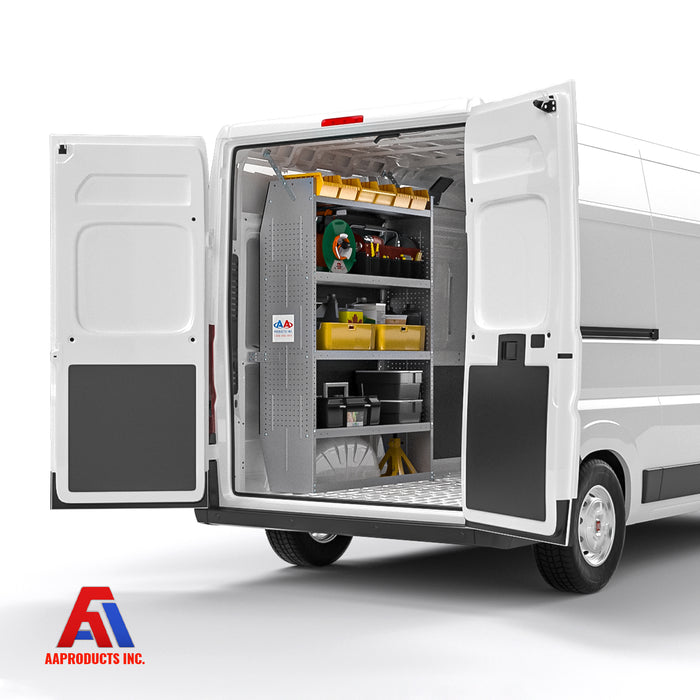 AA Products SH-6004 Steel Mid/ High Roof Van Shelving Storage System Fits  Transit, NV, Promaster and Sprinter (SH-6004)