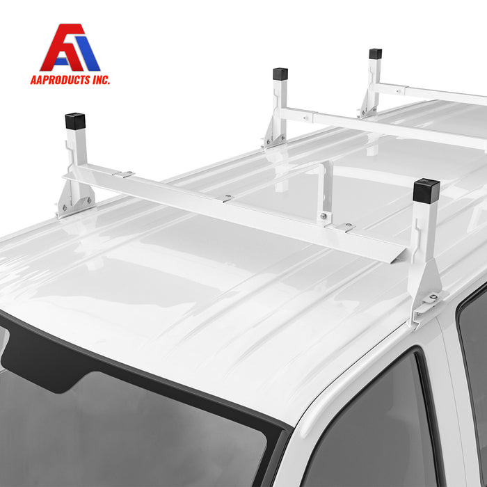 Aluminum 51" Ladder Rack Wind Deflector, Van Rack Accessory Model AX27 Series White (P-AX27-WD-L51-WHT) - AA Products Inc