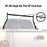 AA-Racks Universal Single Bar Pickup Truck Ladder Rack Steel Utility (X35-A) - AA Products Inc