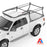 AA-Racks Model X39 Short Bed Truck Ladder Rack Side Bar with Long Cab Ext, Aerodynamic Design with Front Wind Deflector Reduce Wind Noise(X39-LC-WD) - AA Products Inc