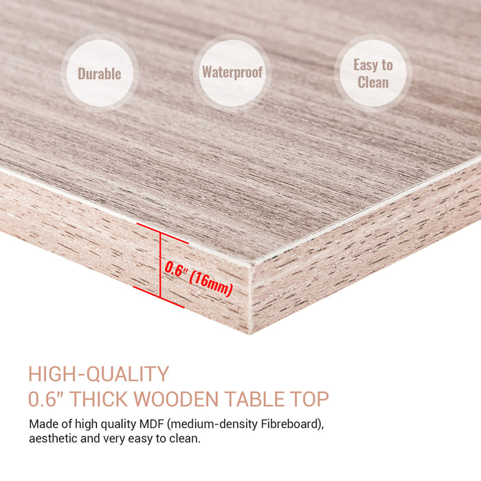 AA Products 35.5" Folding Computer Desk, No-Assembly Space-Saving Collapsible Simple Modern Table for Home Office Bedroom Student Desk, Durable Writing Table ( 35.5"×17.5"×29.5" )(FCD-01) - AA Products Inc