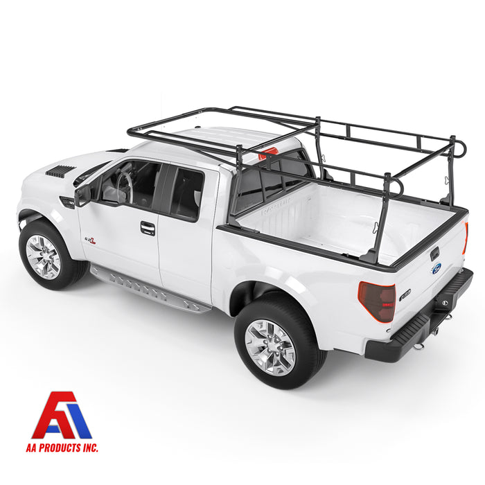 Over Cab Material Racks AA-Racks Model X31 Truck Bed Ladder Racks for Pickups with 55'' Side ...