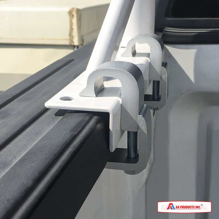 AA-Racks Set of 4 Mounting Clamp for Truck Cap/Camper Shell/Topper for a Short Bed Pickup Truck (P-AC-03) - AA Products Inc