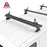 Aluminum 49" Ladder Rack Wind Deflector,Van Rack Accessory for Model AX302 Series(P-AX302-WD-L49-BLK/WHT） - AA Products Inc