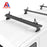 Aluminum 69" Ladder Rack Wind Deflector,Van Rack Accessory for Model AX302 Series (P-AX302-WD-L69-BLK/WHT) - AA Products Inc