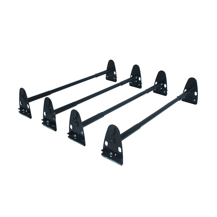 AA-Racks Universal Cargo Van Roof Ladder Rack Heavy Duty Car Top Luggage Utility Carrier Rack Steel - (X37) - AA Products Inc