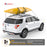 AA Products Universal Folding Kayak Roof Rack Canoe Boat Carrier Rack for Car SUV Truck Top Mount J Cross Bar with Tie Down Straps (KX-100) - AA Products Inc
