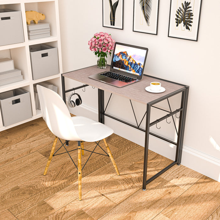 Collapsible floor online desk