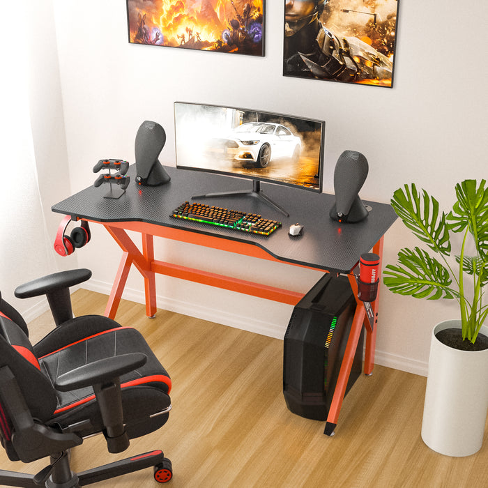 Homall PC Gaming Desk T-Shaped Leg with Free Mouse Pad, Cup Holder and  Headphone Hook & Reviews