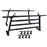 AA-Racks Aluminum Headache Rack Truck Ladder Rack for Pickups with 3 Bar Protector Rear Window Guard Back Rack (Fits: Toyota Tacoma 2005-On) - (APX25-WG-TA) - AA Products Inc