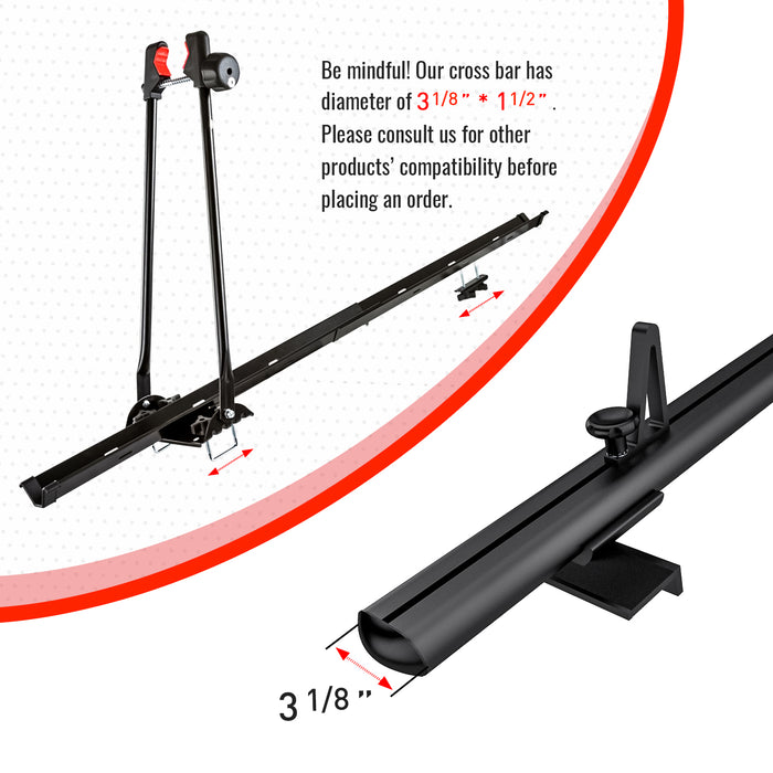 AA-Racks Compatible Tacoma 2005-On Low Profile Aluminum Truck Bed Racks (300lb On Road Capacity) (APX2503-TA) - AA Products Inc