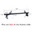 AA-Racks Universal Minivan Aluminum 50''/ 60''' Drilling Van Roof Rack with Load Stops - Black/ White (ADX32-50/60) - AA Products Inc