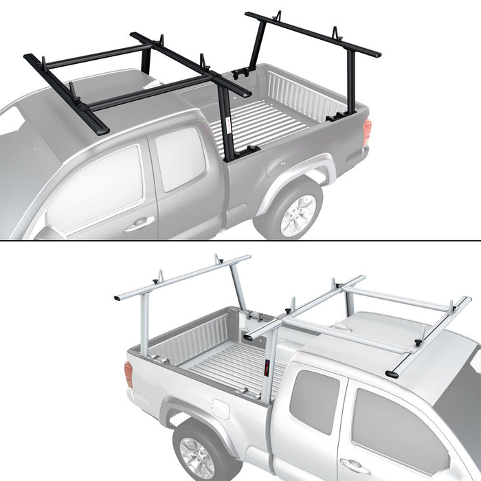 AA-Racks Aluminum Pickup Truck Utility Ladder Racks with Over Cab Extension for Toyota Tacoma 2005-On (APX25-E-TA) - AA Products Inc