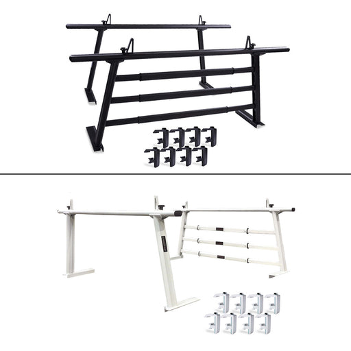 AA-Racks Aluminum Headache Rack Truck Ladder Rack for Pickups with 3 Bar Protector Rear Window Guard Back Rack (Fits: Toyota Tacoma 2005-On) - (APX25-WG-TA) - AA Products Inc