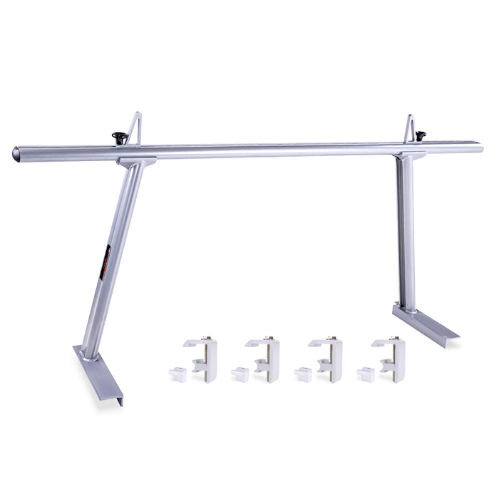 AA-Racks No Drilling Aluminum Ladder Rack Single Bar Pickup Truck Ladder Rack (Fits: Toyota Tacoma 2005-On) - (APX25-A-TA) - AA Products Inc
