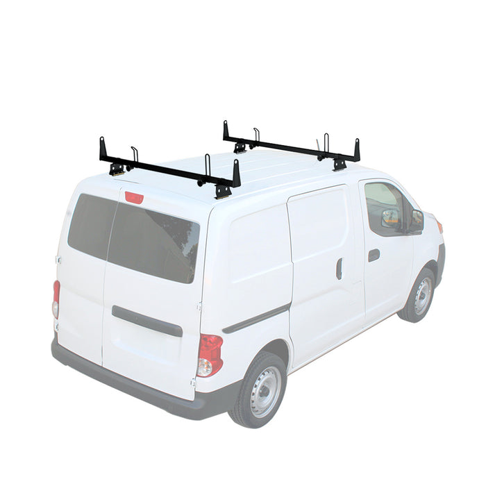 AA-Racks Model X202 Steel Van Roof Rack Cross Bars Fits 2013-On NV200/ 2014-On Transit Connect/ 2013-2017 City Express（X202-NV/TR/CH） - AA Products Inc