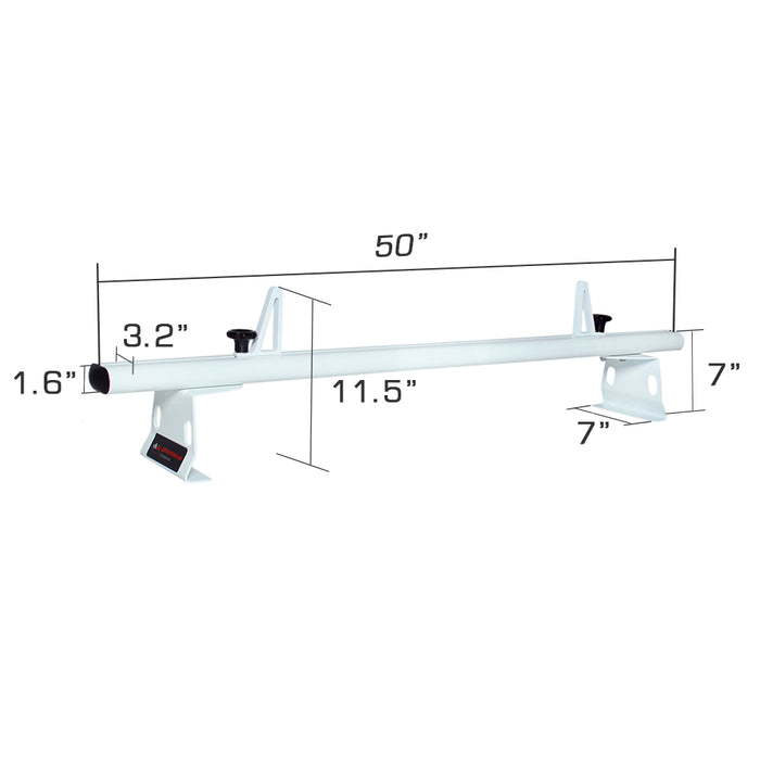 AA-Racks Aluminum Van Roof Ladder Rack with Load Stop Utility Cargo Carrier Rack (Fits: Transit Connect 2014-Newer) (AX302-TR(CN)) - AA Products Inc