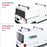 AA Racks Model AX302 Aluminum Van Ladder Roof Rack System Fits for 2013-On RAM ProMaster/ 2015-On Transit - 2/3 Bar 72'(AX302-72-PR/TR) - AA Products Inc