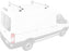 AA Racks Model AX302 Aluminum Van Ladder Roof Rack System Fits for 2013-On RAM ProMaster/ 2015-On Transit - 2/3 Bar 72'(AX302-72-PR/TR) - AA Products Inc