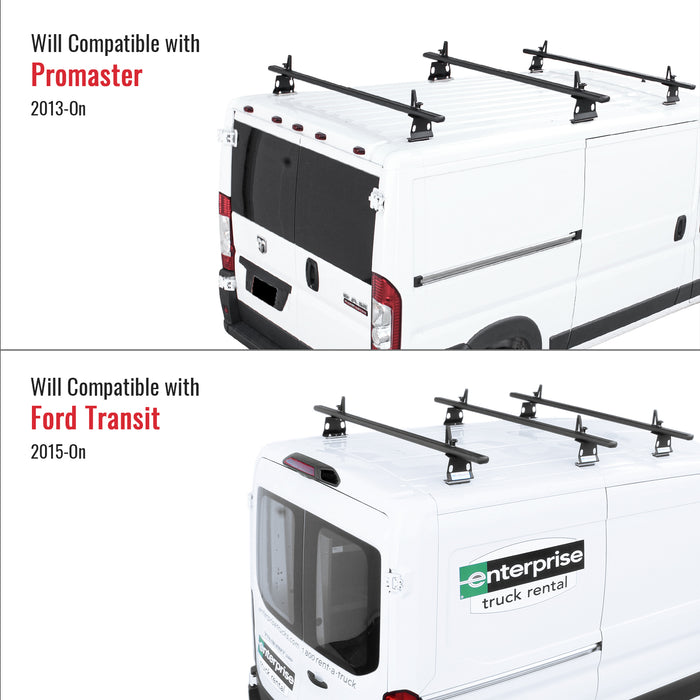 Ram Promaster Ladder Rack AA Racks Model AX302 Aluminum Van Ladder Roof Rack System Fits for 2013 ...