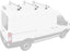 AA Racks Model AX302 Aluminum Van Ladder Roof Rack System Fits for 2013-On RAM ProMaster/ 2015-On Transit - 3 Bar 72'(AX302-72(3)-WHT-PR/TR) - AA Products Inc