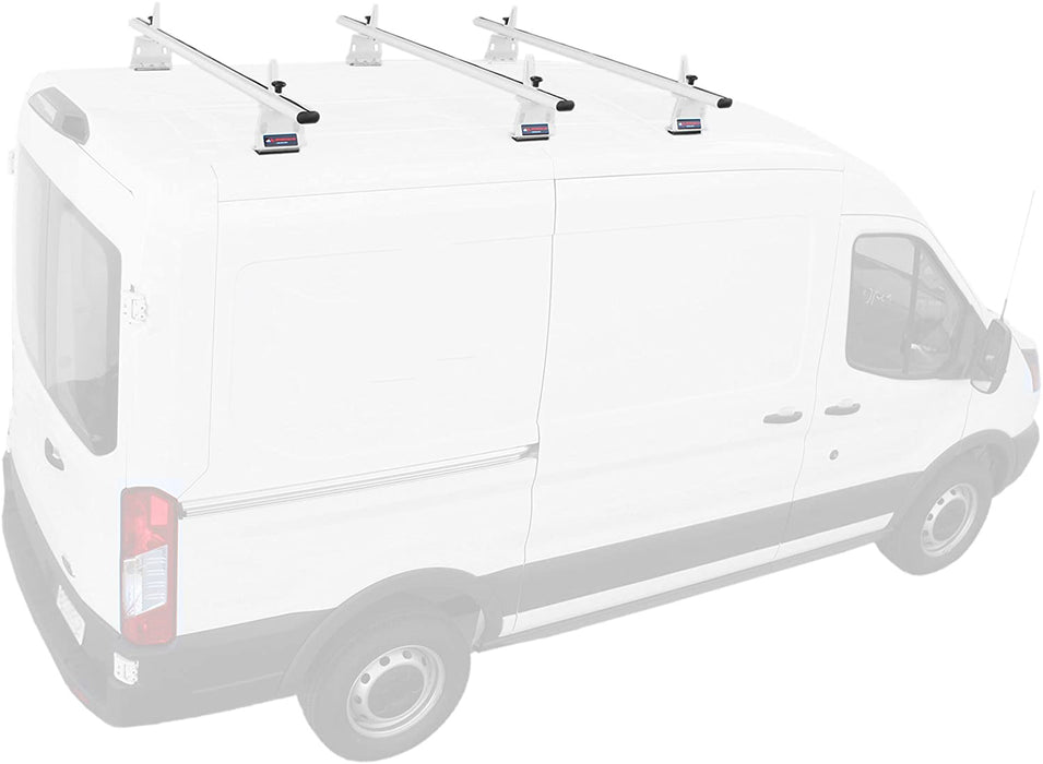 AA Racks Model AX302 Aluminum Van Ladder Roof Rack System Fits for 2013 ...