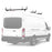 AA-Racks Rooftop Cargo Van Ladder Roof Racks Steel for Ford Transit 2015-On (X202-TR) - AA Products Inc