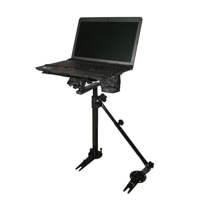 Car Laptop Mount Stand Holder With Non-Drilling Bracket + Supporting Arm Kit (K005-B3) - AA Products Inc
