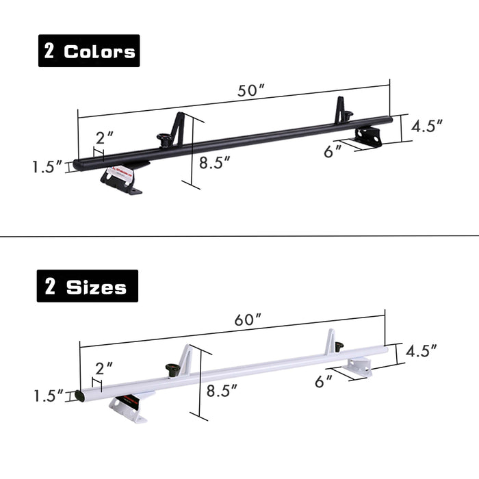 AA-Racks Aluminum Van Top Cargo Carrier Ladder Roof Racks (Fits: Nissan NV200 2013-On) (AX312-NV200) - AA Products Inc