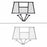 AA-Racks Mesh Protective Screen Set for Basic Truck Rack Headache Rack -Black/ White (PX35-W) - AA Products Inc