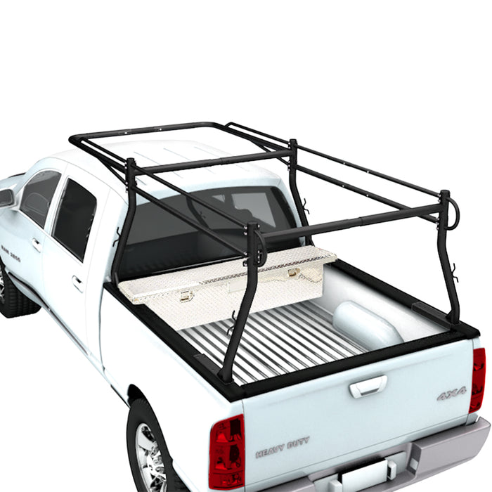 AA Racks Heavy Duty Pickup Truck Ladder Rack Universal for Ford Chevy Dodge Utility Lumber Kayak (X3901-SC/LC) - AA Products Inc