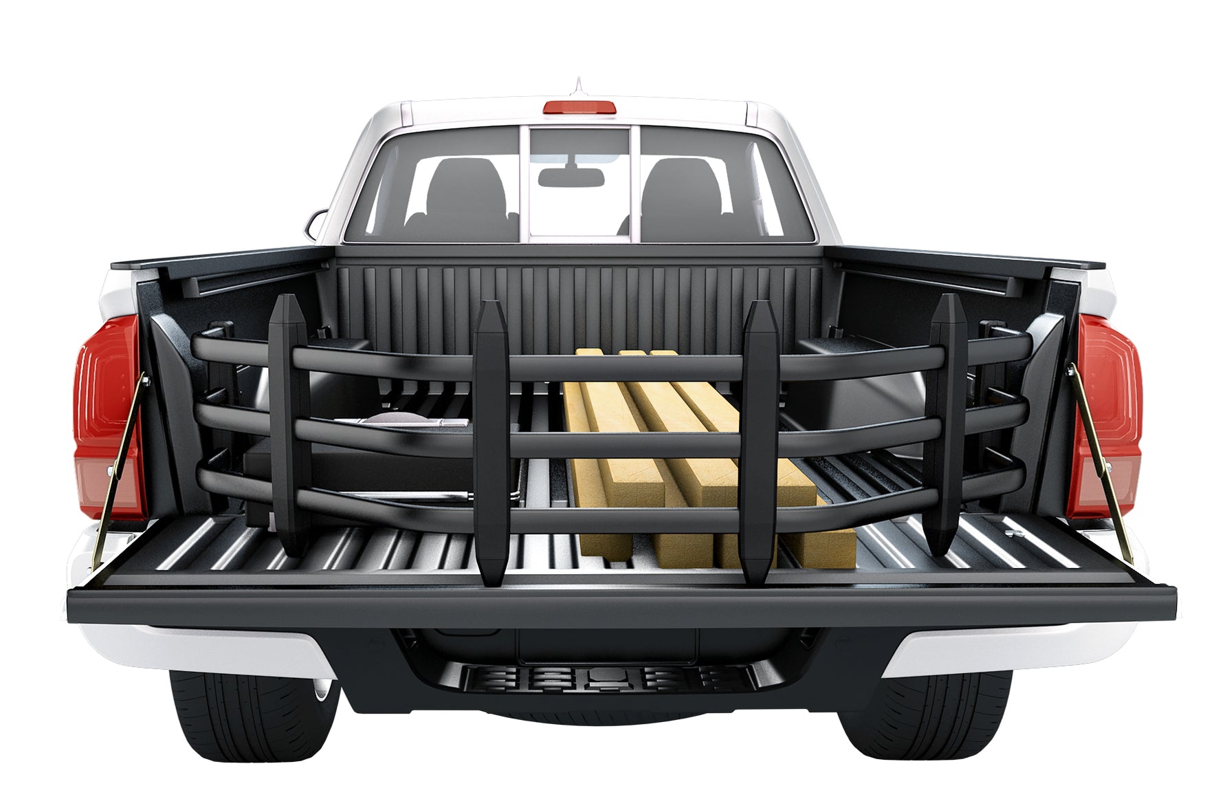 AA Products Aluminum Alloy Bed Extender, Strong Universal Pickup Truck Bed Extender w/ Bracket